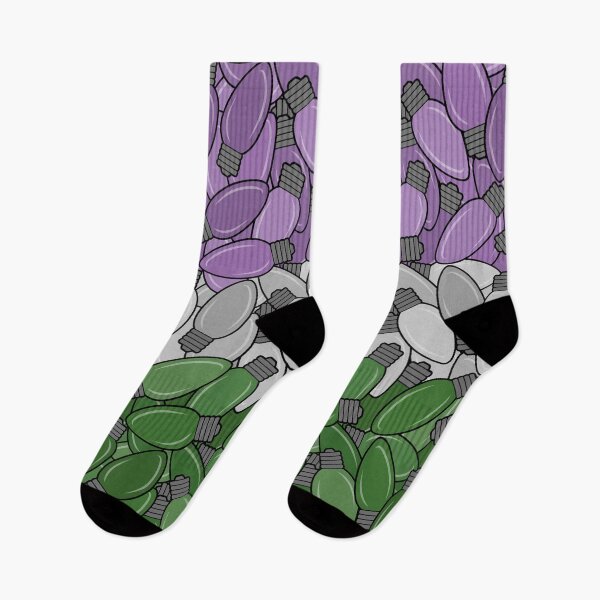 Item preview, Overlapping Christmas Lights in Genderqueer Pride Flag designed and sold by LiveLoudGraphic.