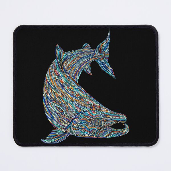 Item preview, Colorful abstract salmon designed and sold by DaveDanchuk.