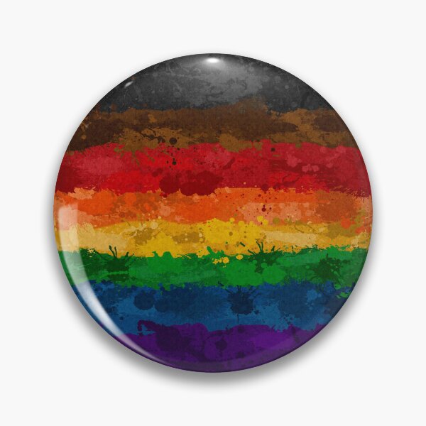 Item preview, Abstract Paint Splatter Inclusive Rainbow Pride Flag Pattern designed and sold by LiveLoudGraphic.