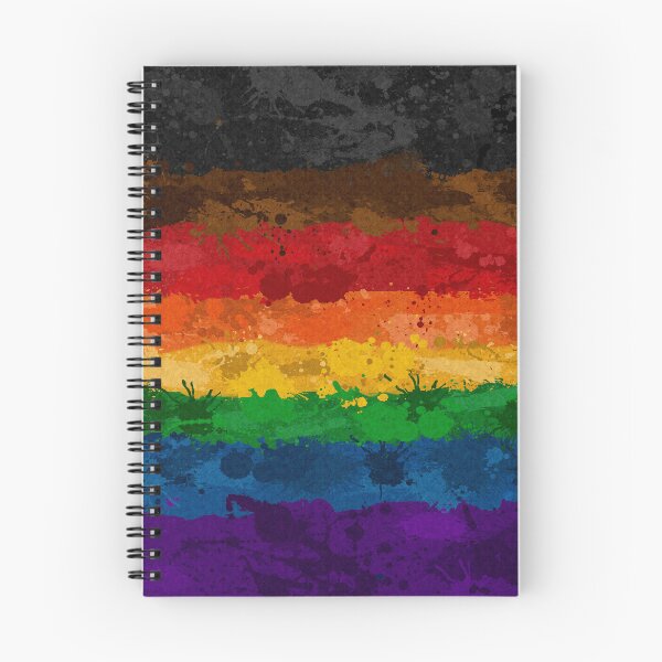 Item preview, Abstract Paint Splatter Inclusive Rainbow Pride Flag Pattern designed and sold by LiveLoudGraphic.
