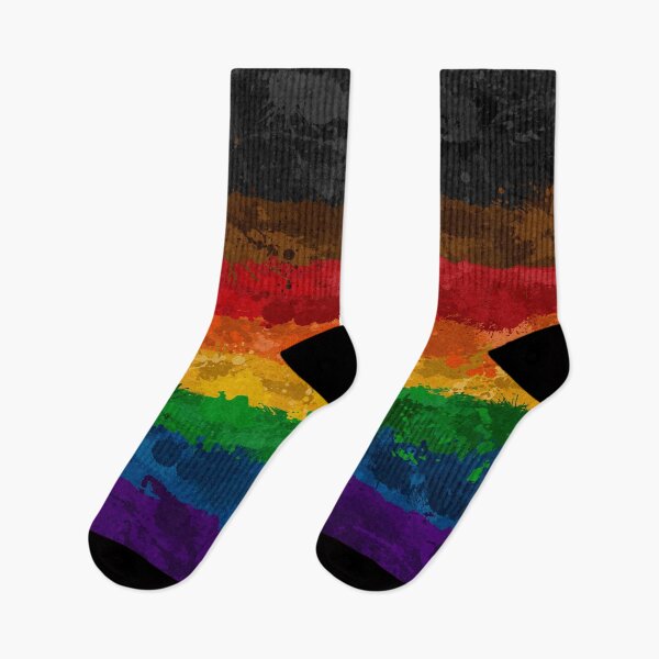 Item preview, Abstract Paint Splatter Inclusive Rainbow Pride Flag Pattern designed and sold by LiveLoudGraphic.