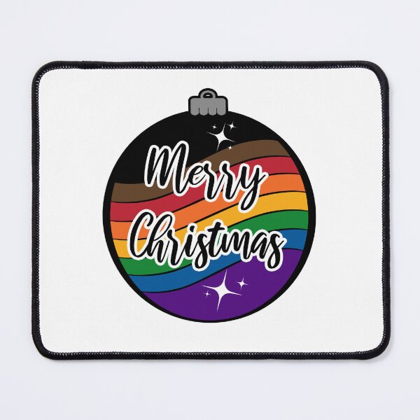 Item preview, Christmas Ornament in Inclusive Rainbow Pride Flag Colors designed and sold by LiveLoudGraphic.