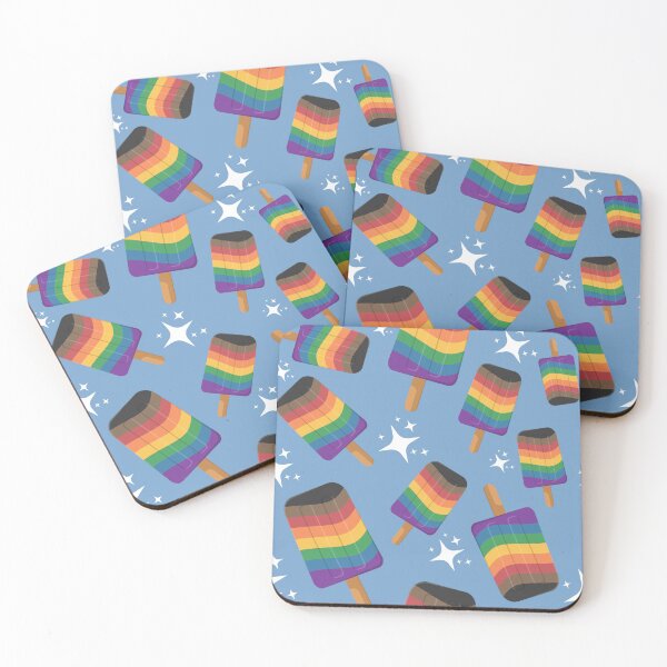 Item preview, Cute Inclusive Rainbow Ice Pops designed and sold by LiveLoudGraphic.