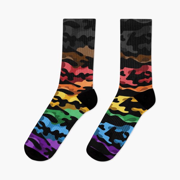 Item preview, Seamless Repeating Camouflage Textured Inclusive Rainbow Pride Flag Pattern designed and sold by LiveLoudGraphic.