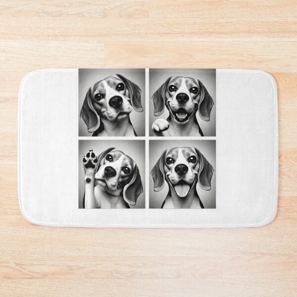 Item preview, Cute Beagle Selfie Photo Funny Photobooth Dog Lover designed and sold by Kimberley King Art  King Art.