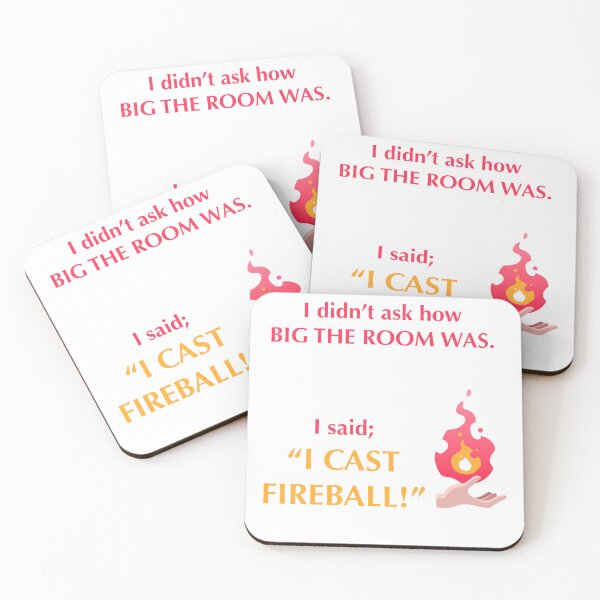 Item preview, D&D I CAST FIREBALL! designed and sold by Tome’s Store.