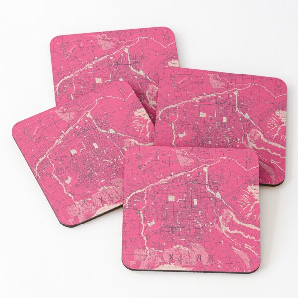 Item preview, Xian City Map of Shaanxi, China - Blossom designed and sold by deMAP.