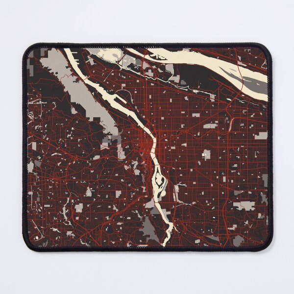 Item preview, Portland City Map of Oregon, USA - Vector designed and sold by deMAP.