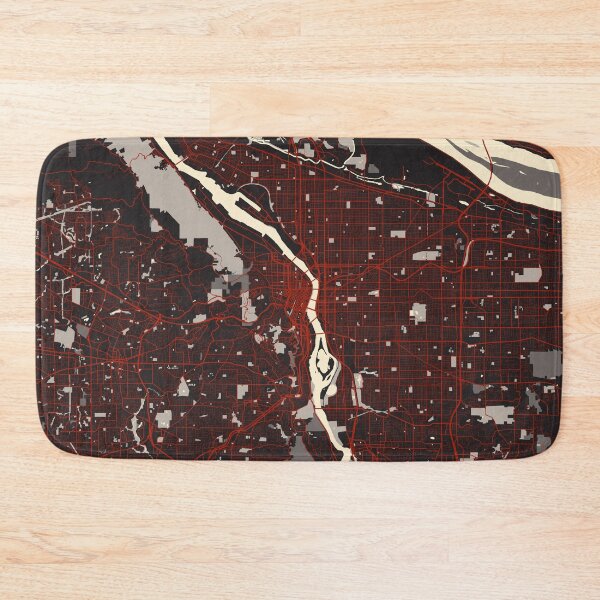 Item preview, Portland City Map of Oregon, USA - Vector designed and sold by deMAP.
