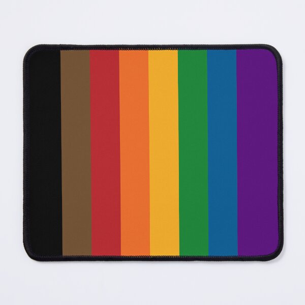 Item preview, Vertical Repeating Inclusive Rainbow Pride Flag Pattern designed and sold by LiveLoudGraphic.