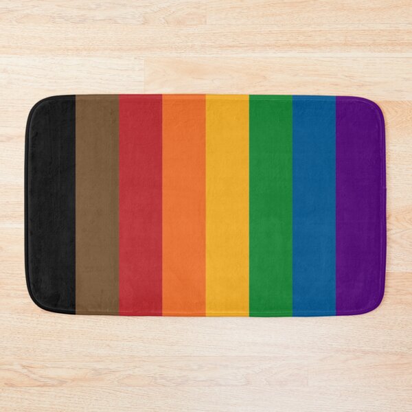 Item preview, Vertical Repeating Inclusive Rainbow Pride Flag Pattern designed and sold by LiveLoudGraphic.