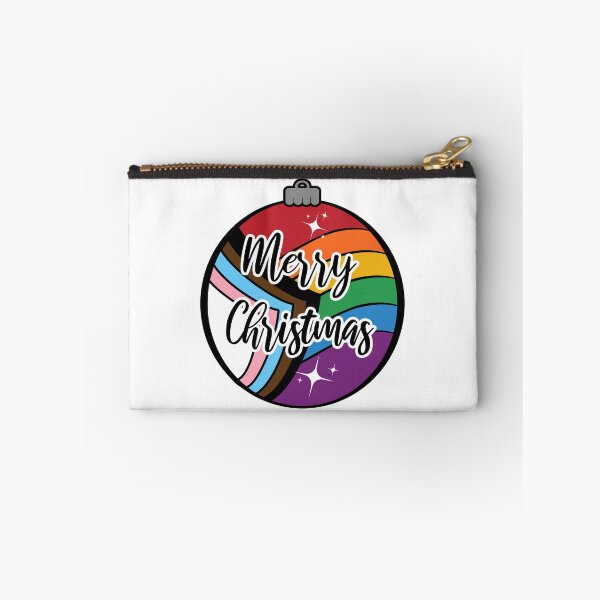 Item preview, Christmas Ornament in Progressive Rainbow Pride Flag Colors designed and sold by LiveLoudGraphic.
