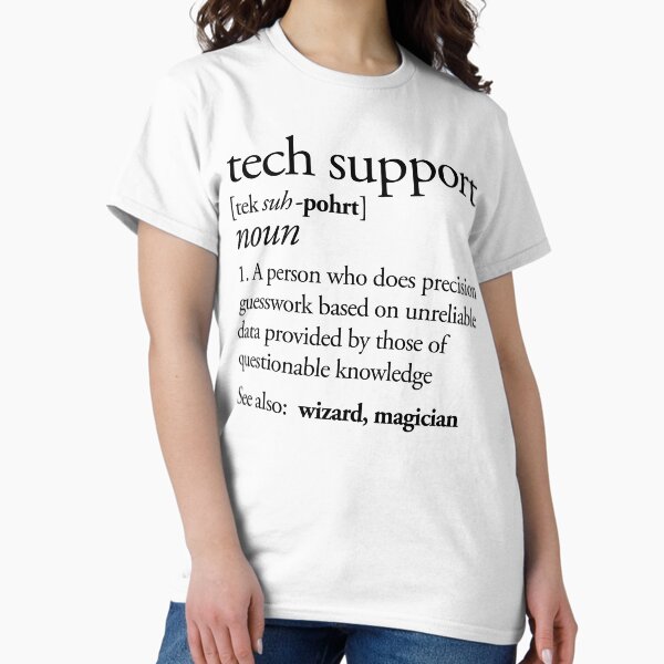 Item preview, Tech Support Definition | Funny Cute Computer Nerd Gift for the Professional Programmer, Late Night Coder or Weekend Hactivist Warrior designed and sold by mellowmanifesto.