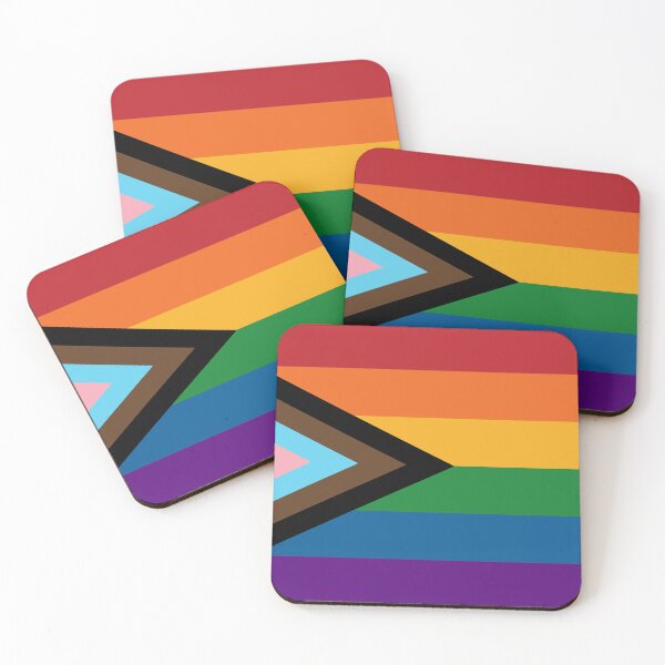 Item preview, Seamless Repeating Progressive Rainbow Pride Flag Pattern designed and sold by LiveLoudGraphic.