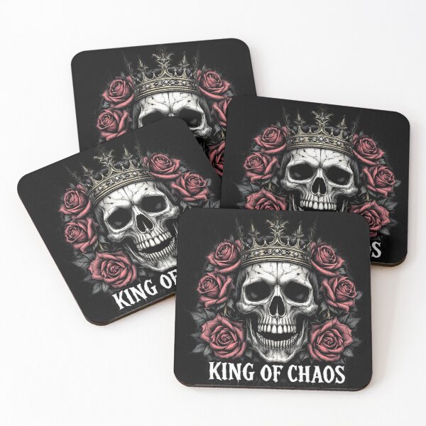 Item preview, King of Chaos – Bold & Edgy Statement Design designed and sold by GiftedExplorer.