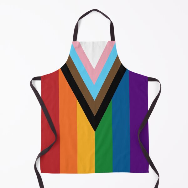 Item preview, Vertical Repeating Progressive Rainbow Pride Flag Pattern designed and sold by LiveLoudGraphic.