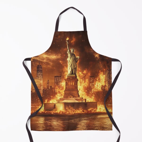 Item preview, Statue of Liberty In Flames designed and sold by WilAugusta.