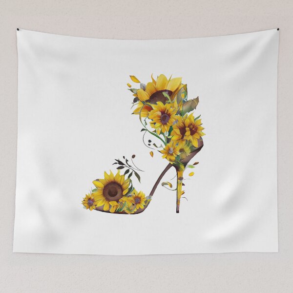 Artikelvorschau, Sonnenblumen High Heel entworfen und verkauft von lojadpop.