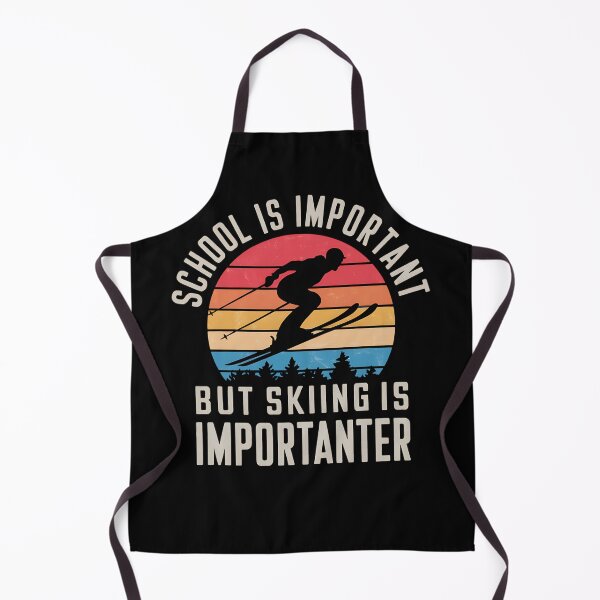 Item preview, School Is Important But Skiing Is Importanter Ski Funny designed and sold by savrmiller.