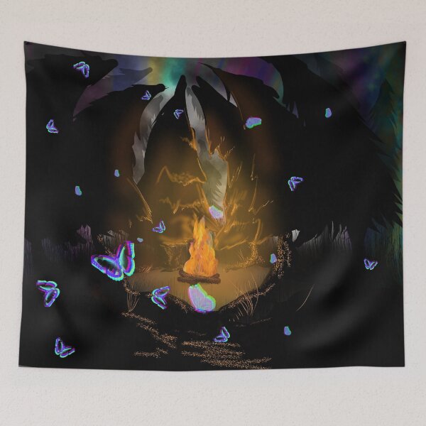 Item preview, Glitched forest designed and sold by TheMenagerieM.
