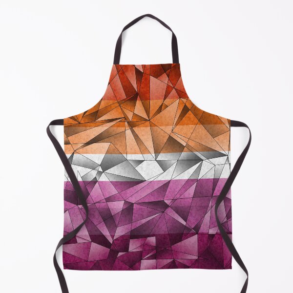 Item preview, Abstract Fractal Triangles Lesbian Flag Pride Flag Pattern designed and sold by LiveLoudGraphic.