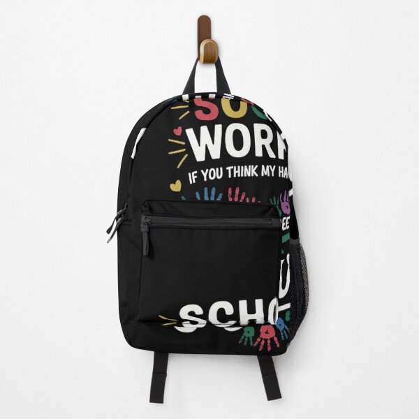 Item preview, School Social Worker Heart If You Think My Hands Are Full designed and sold by savrmiller.