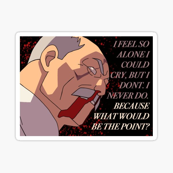 Item preview, Conquest (Invincible): “I feel so alone I could cry, but I don’t. I never do. Because what would be the point?” designed and sold by artby.giadadraws.