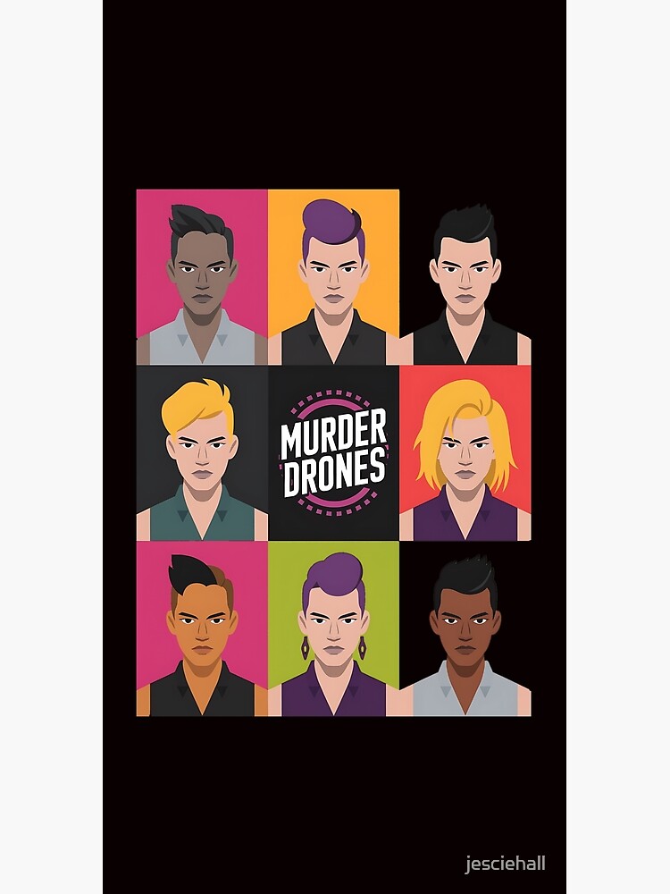 murder drones fanart chibis Duffle Bag