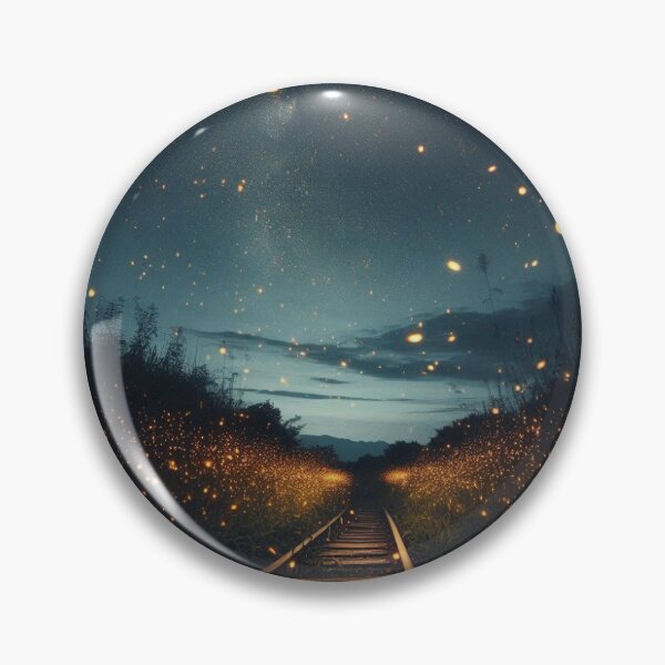 Item preview, Railway's Nighttime Charm designed and sold by montip-shop.