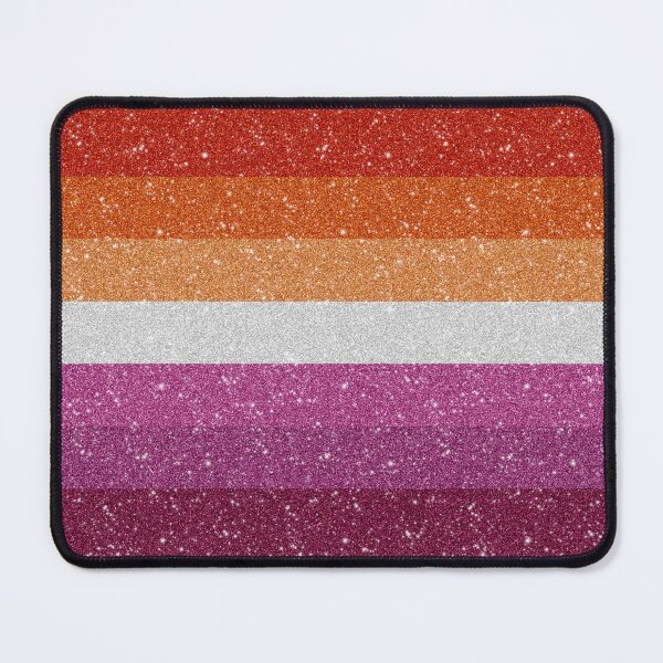 Item preview, Faux Glitter Lesbian Pride Flag Pattern designed and sold by LiveLoudGraphic.