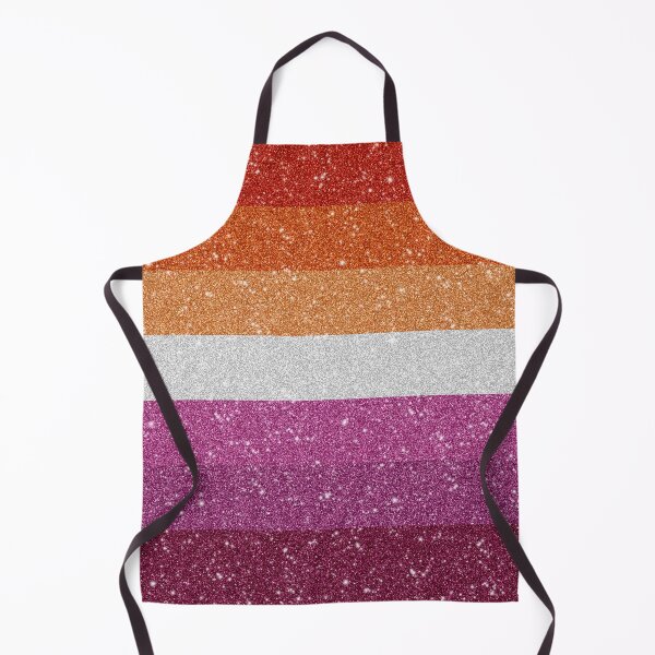 Item preview, Faux Glitter Lesbian Pride Flag Pattern designed and sold by LiveLoudGraphic.