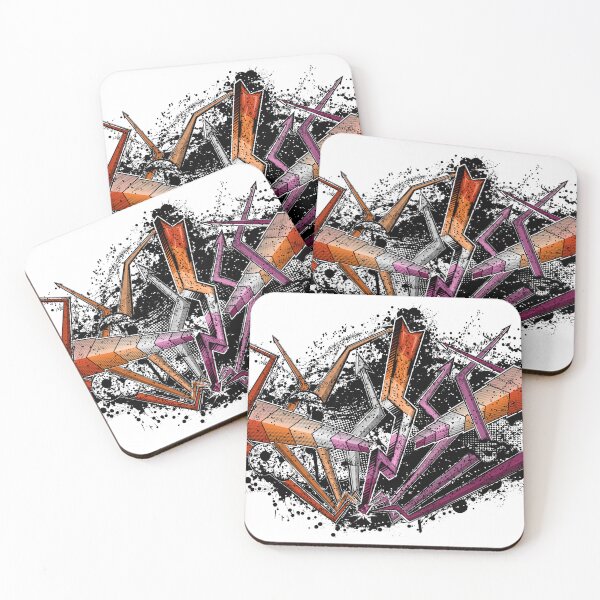 Item preview, Grunge Graffiti Lesbian Lightning and Arrows designed and sold by LiveLoudGraphic.