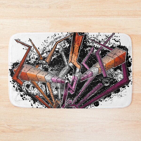 Item preview, Grunge Graffiti Lesbian Lightning and Arrows designed and sold by LiveLoudGraphic.