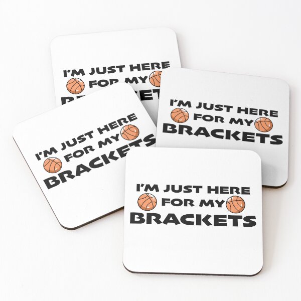 Item preview, I'm Just Here for My Brackets – Funny March Madness Design designed and sold by MoiyaCreations.