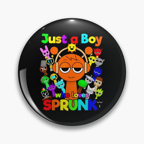 Item preview, Sprunki Game Just A Boy Who Loves Sprunki  designed and sold by TreArtiveMinde.