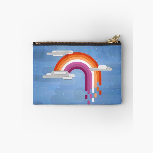 Item preview, Lesbian Pride Flag Minimalist Drip Rainbow Design designed and sold by LiveLoudGraphic.