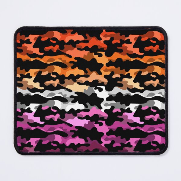 Item preview, Seamless Repeating Camouflage Textured Lesbian Flag Pride Flag Pattern designed and sold by LiveLoudGraphic.