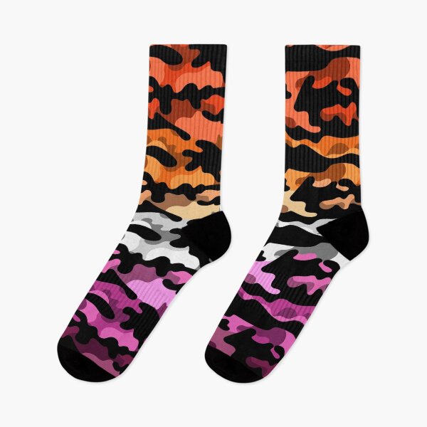 Item preview, Seamless Repeating Camouflage Textured Lesbian Flag Pride Flag Pattern designed and sold by LiveLoudGraphic.