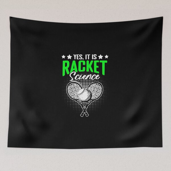 Item preview, Racket Science Funny Lawn Tennis Humor For Racket Sports Fan  designed and sold by miaa-artistshop.