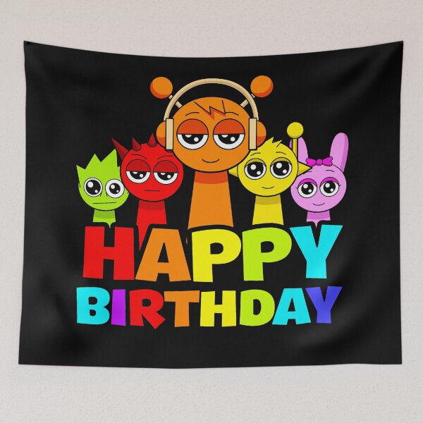 Item preview, Sprunki Happy Birthday Kids Characters  designed and sold by TreArtiveMinde.