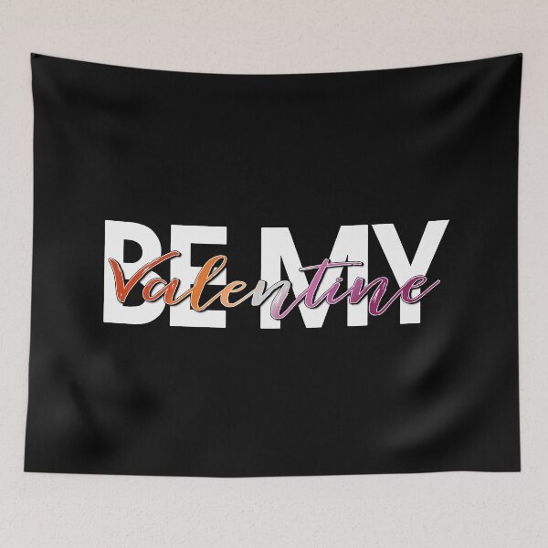Item preview, Be My Valentine Lesbian Pride Holiday Typography Design designed and sold by LiveLoudGraphic.