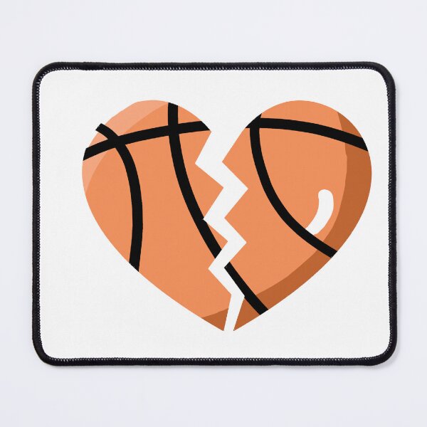 Item preview, Basketball Heartbreak – Broken Heart Design  designed and sold by MoiyaCreations.