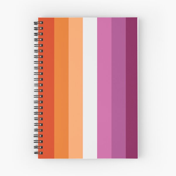 Item preview, Vertical Repeating Lesbian Flag Pride Flag Pattern designed and sold by LiveLoudGraphic.