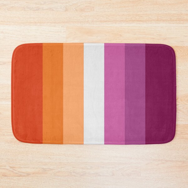Item preview, Vertical Repeating Lesbian Flag Pride Flag Pattern designed and sold by LiveLoudGraphic.