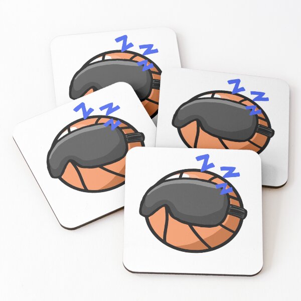 Item preview, Sleepy Basketball – Cozy Design with Sleeping Mask designed and sold by MoiyaCreations.
