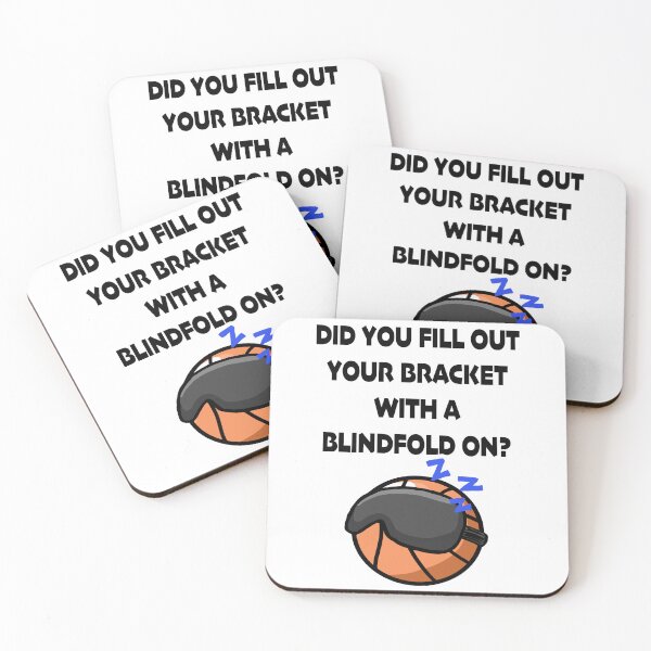 Item preview, Blindfold Bracket Fail – Funny March Madness designed and sold by MoiyaCreations.