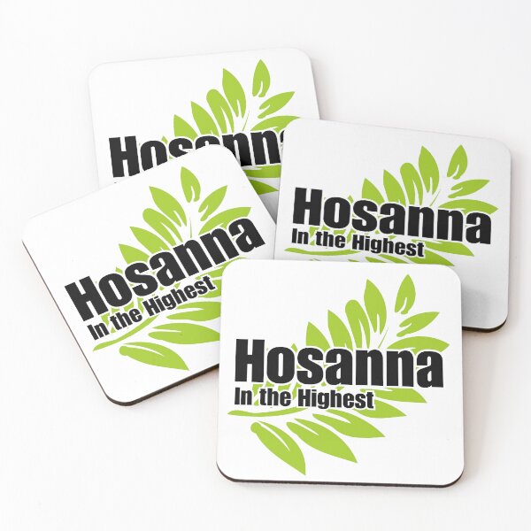 Item preview, Hosanna in the Highest, christian Quotes designed and sold by MoriaStore.