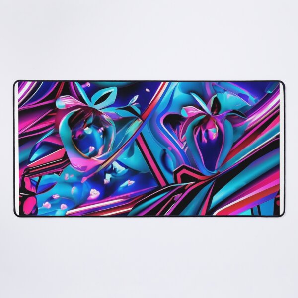 Item preview, Neon Berry Dream  80s Synthwave Strawberry Pattern designed and sold by LuxuryApparels.