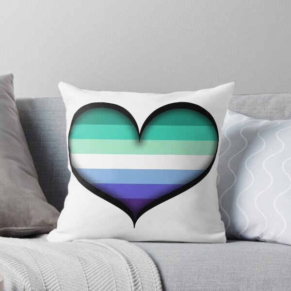 Item preview, Large Vector Heart in Gay Pride Flag Colors designed and sold by LiveLoudGraphic.