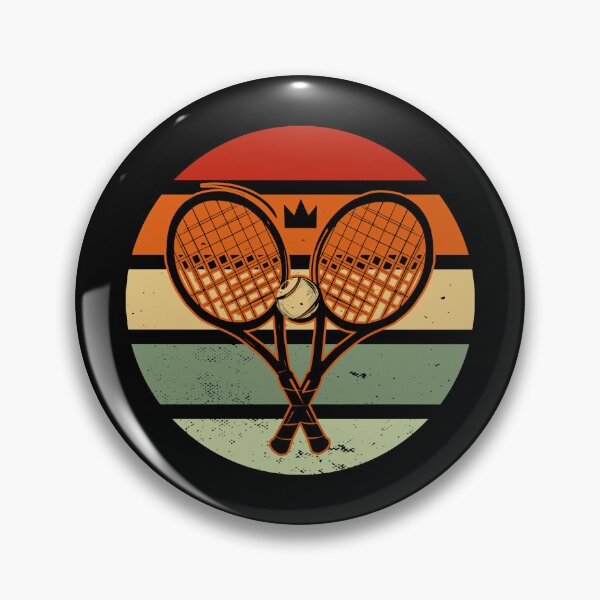 Item preview, Retro Sunset Tennis Racquet & Ball designed and sold by miaa-artistshop.